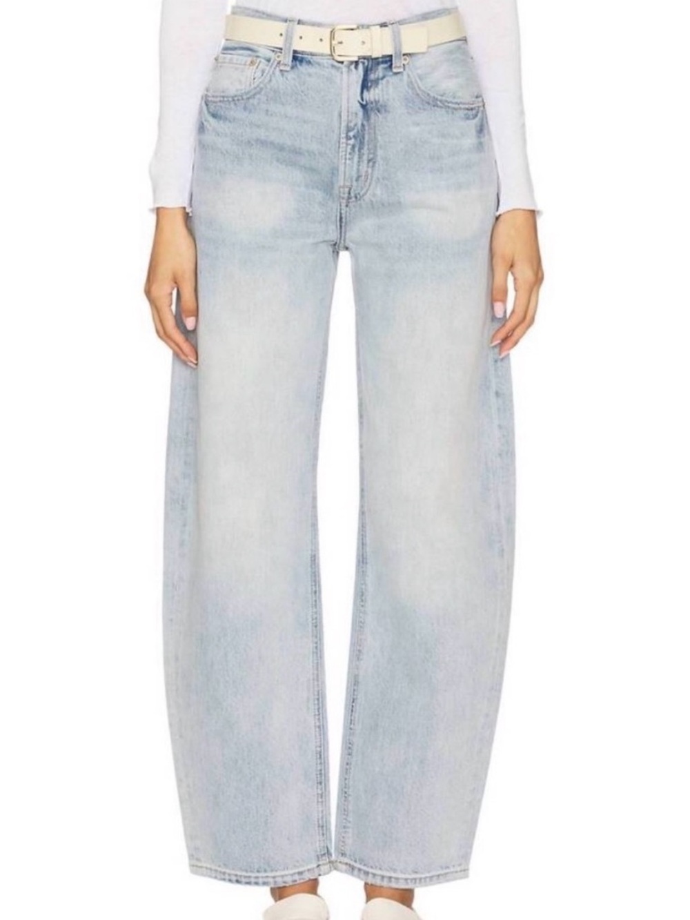pistola Wes Barrel Jeans — Light Blue Wash
